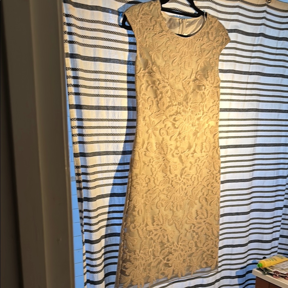 Gray Sleeveless Midi Sheath Dress for Cocktail with Crew Neck